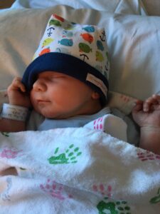 birth story: Our one day old Nathanael